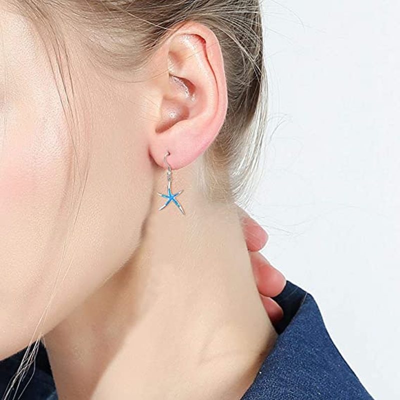 Boucles d'oreilles étoile de mer