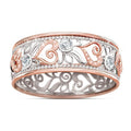 Bague cœur ajouré