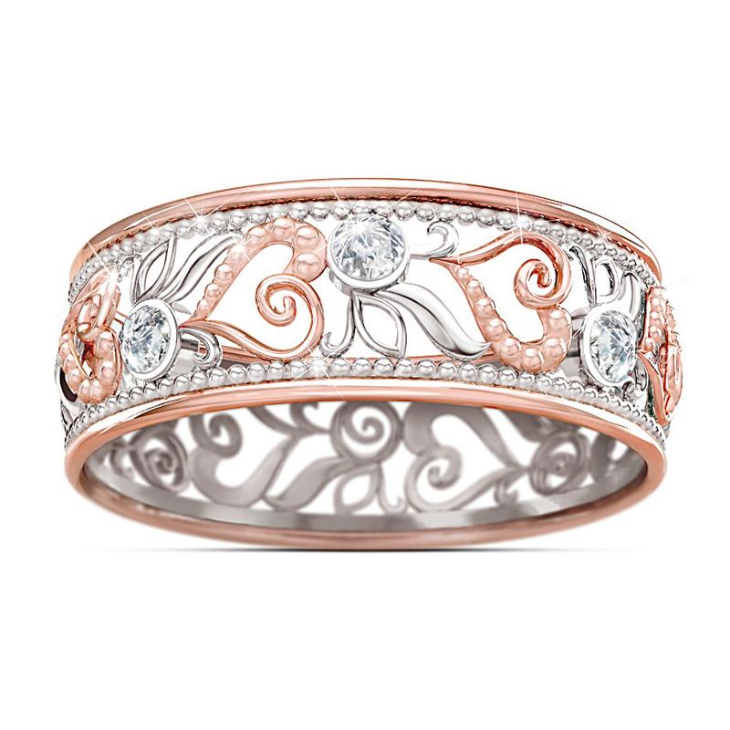 Bague cœur ajouré