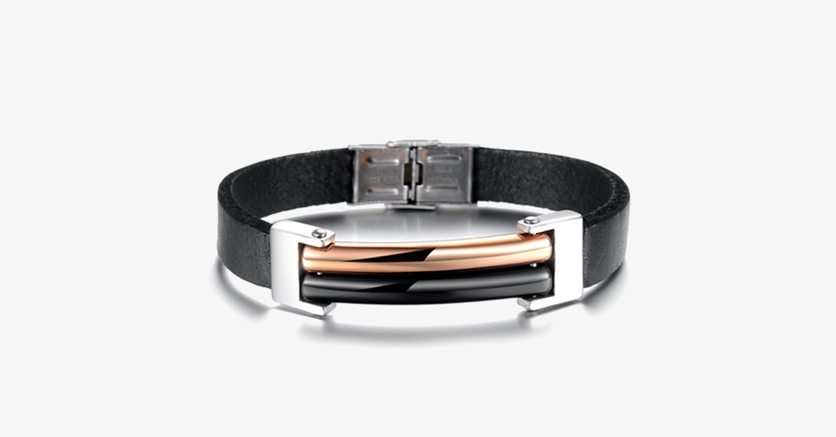 Bracelet Homme Style Coréen en Acier Inoxydable
