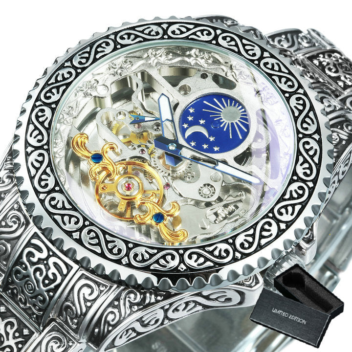 Montre automatique Tourbillon Vintage Moon