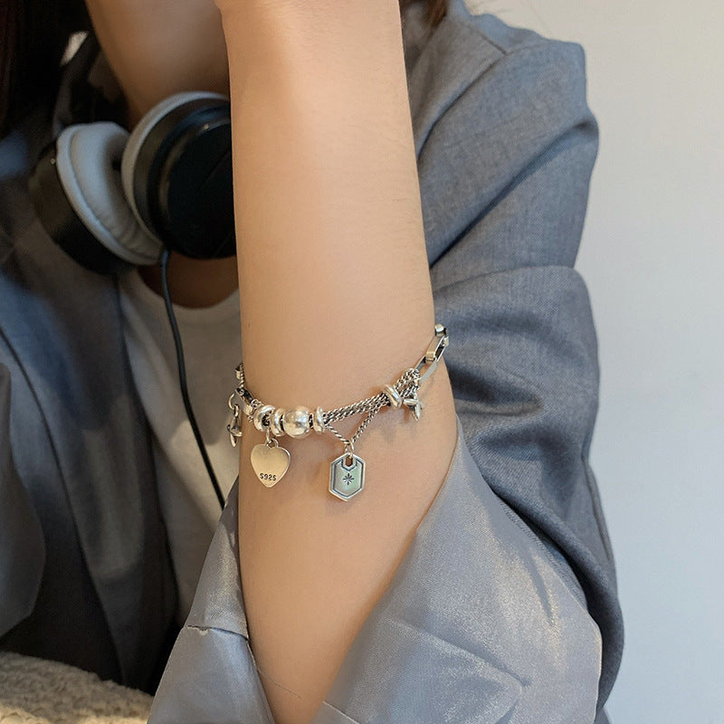 Bracelet à charms avec pendentifs élégants