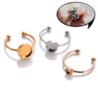 Damen Offene Ringe mit individuell einstellbarem Durchmesser