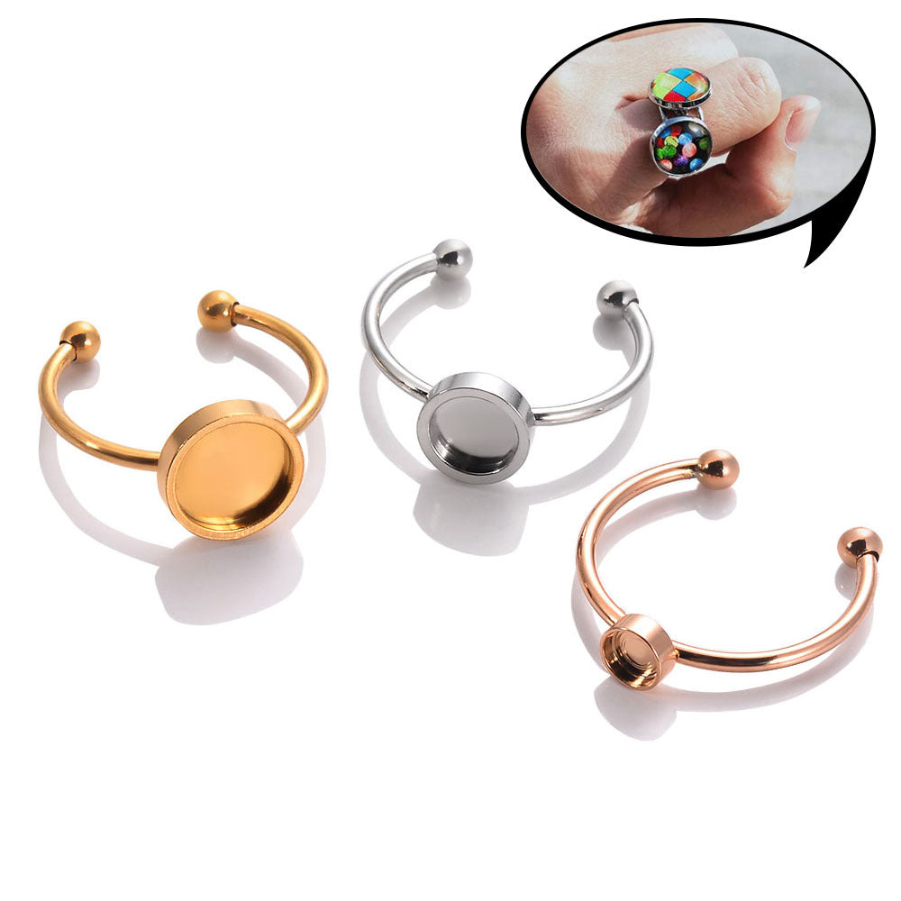 Damen Offene Ringe mit individuell einstellbarem Durchmesser