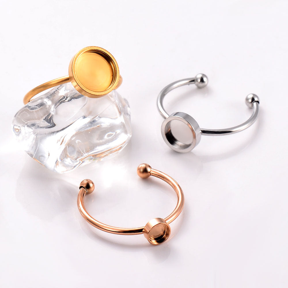 Damen Offene Ringe mit individuell einstellbarem Durchmesser
