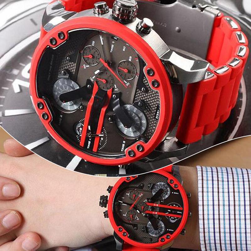 Montre chronographe à quartz en acier inoxydable étanche 10 m
