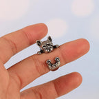 Bague vintage chien