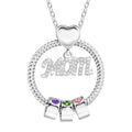 Collier pierre de naissance pour maman