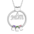 Collier pierre de naissance pour maman