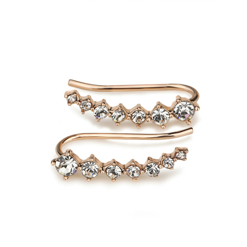 Boucles d'oreilles puces sept étoiles