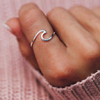 Bague vague simple