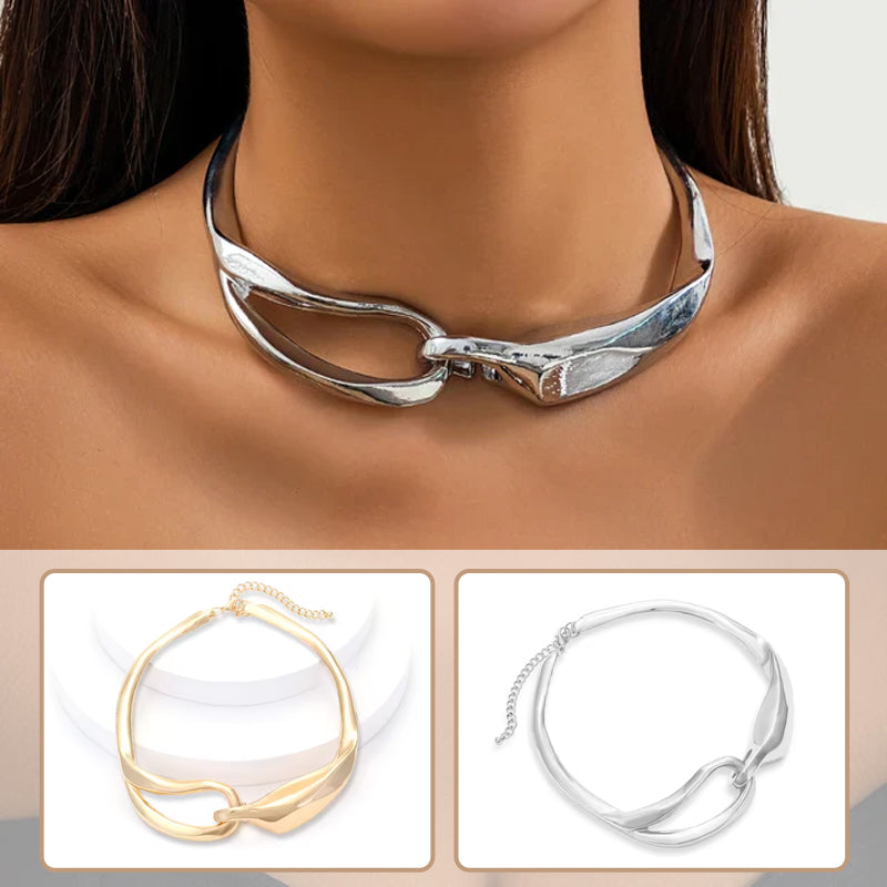 Collier à breloque fluide
