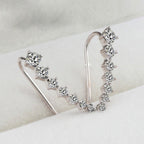 Boucles d'oreilles puces sept étoiles