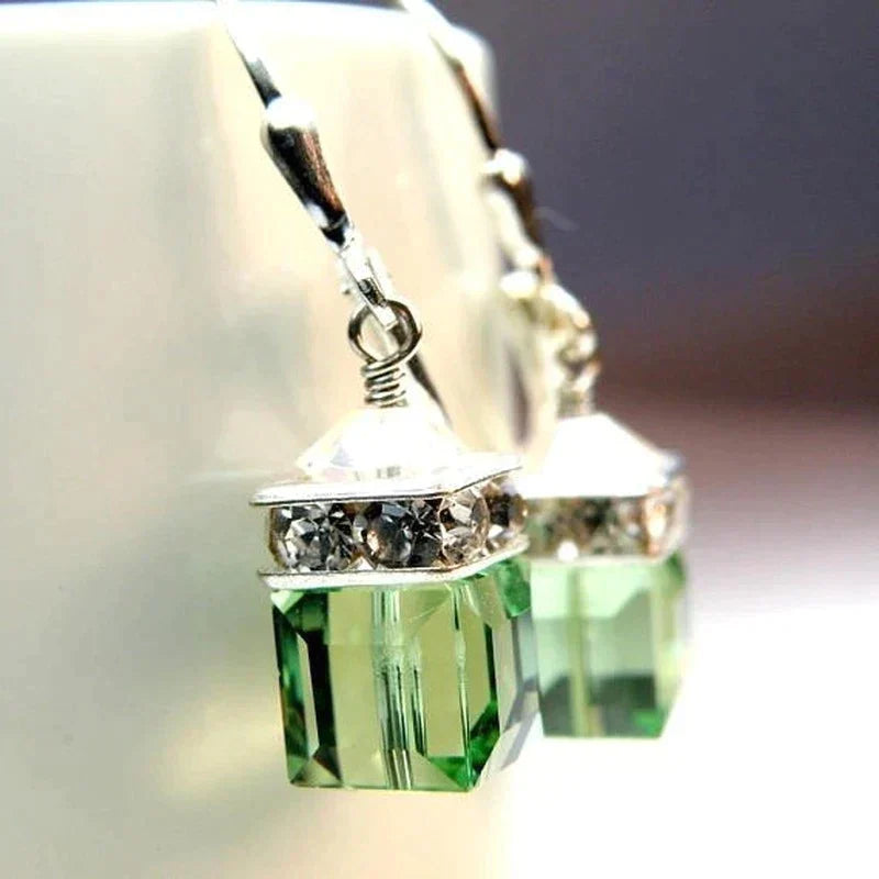 Boucles d'oreilles péridot vert