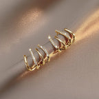 Boucles d'oreilles torsadées pour femme