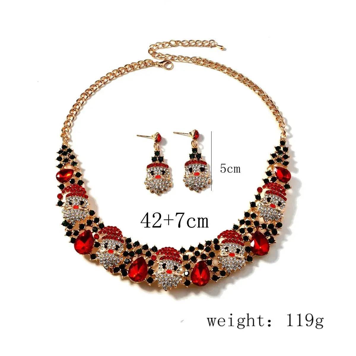 Parure de bijoux de Noël