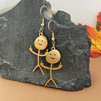 Boucles d'oreilles Doodle amusantes