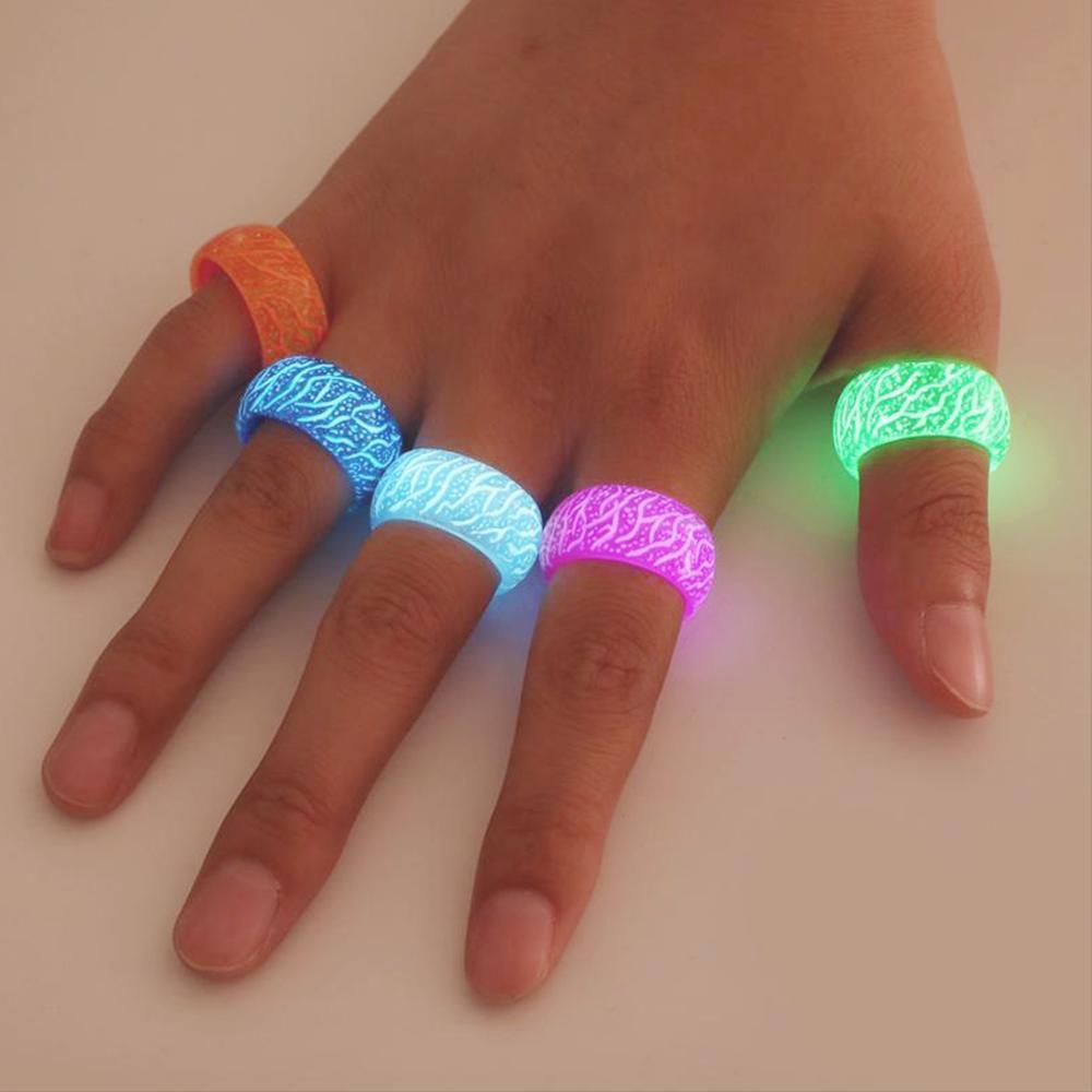 Bague lumineuse colorée fantaisie