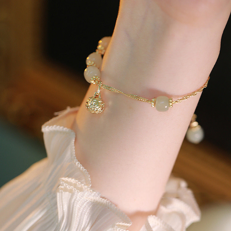 Bracelet élégant en jade de Hetian
