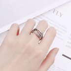 Bague ajustable Happy