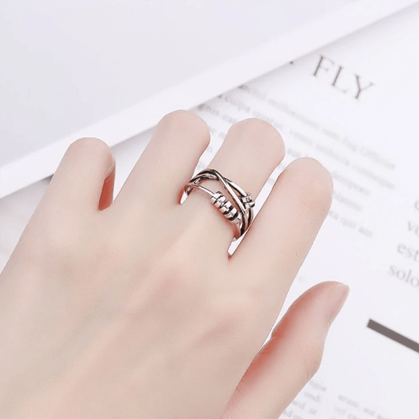 Bague ajustable Happy