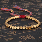 Bracelet en perles de cuivre