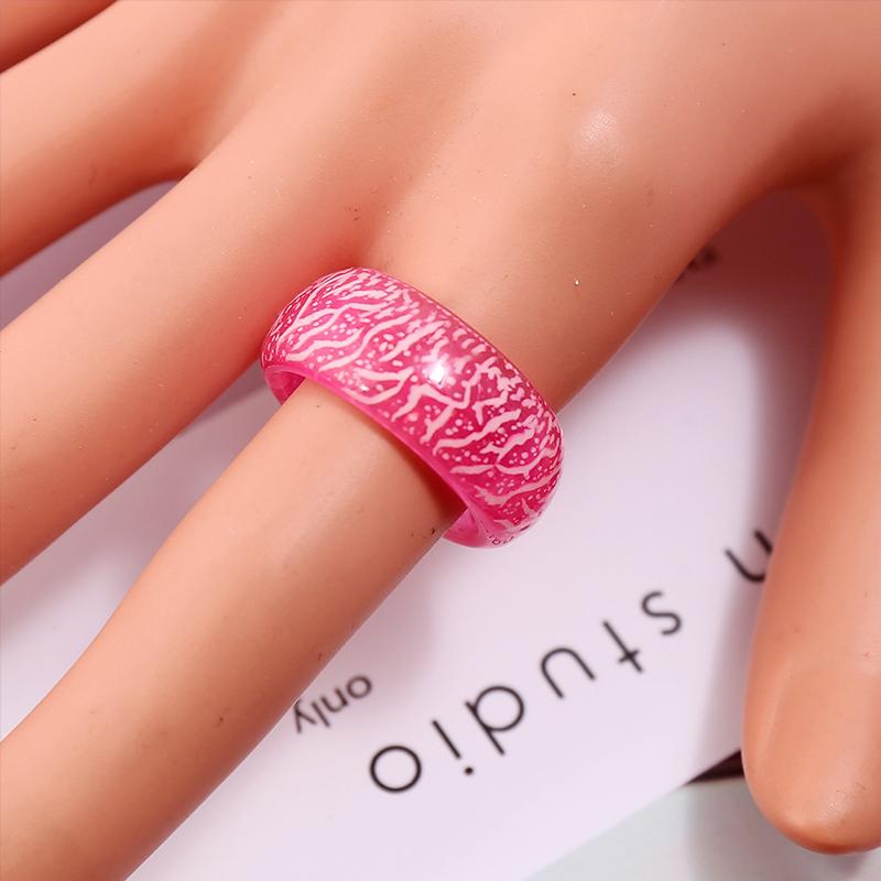 Bague lumineuse colorée fantaisie