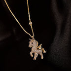 Collier licorne ange