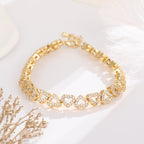 Bracelet cœurs en diamant