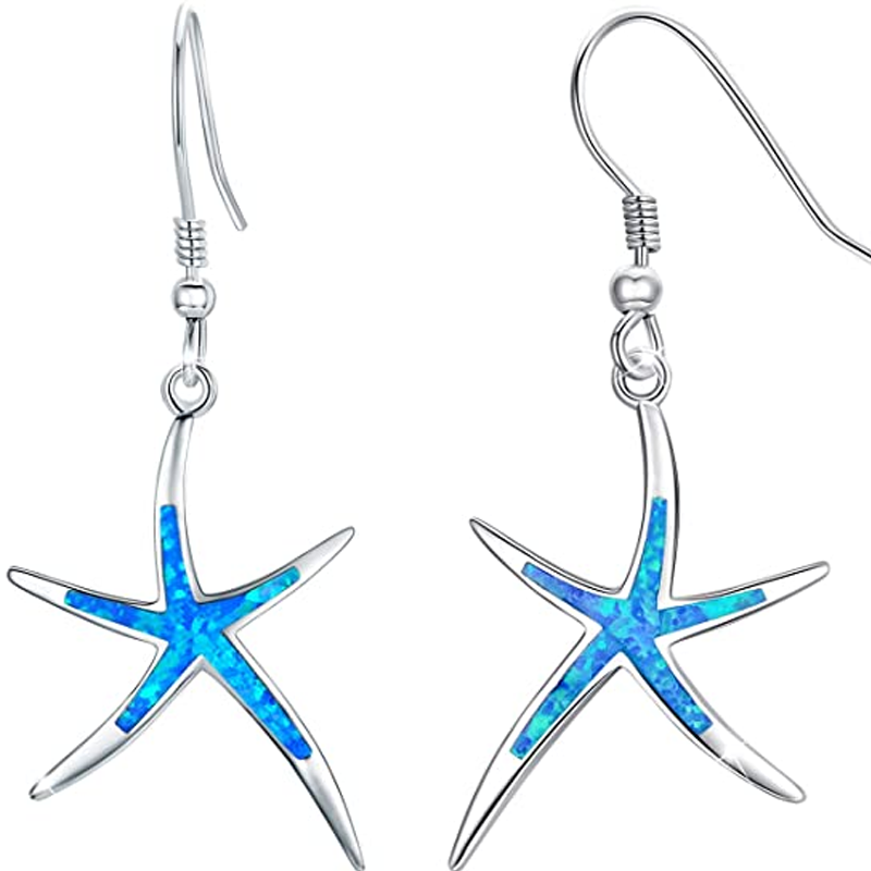 Boucles d'oreilles étoile de mer