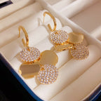 Boucles d'oreilles rondes à pampilles Crystal Radiance
