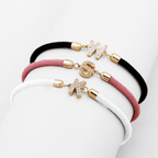 Bracelet ajustable avec initiale