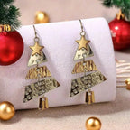 Collier et boucles d'oreilles de Noël