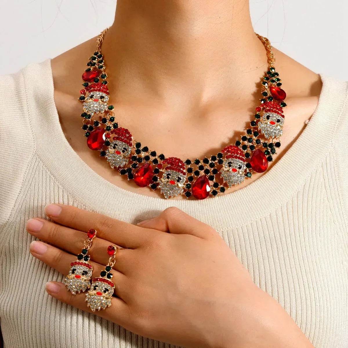 Parure de bijoux de Noël