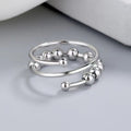 Bague anti-stress à perles circulaires