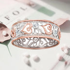 Bague cœur ajouré