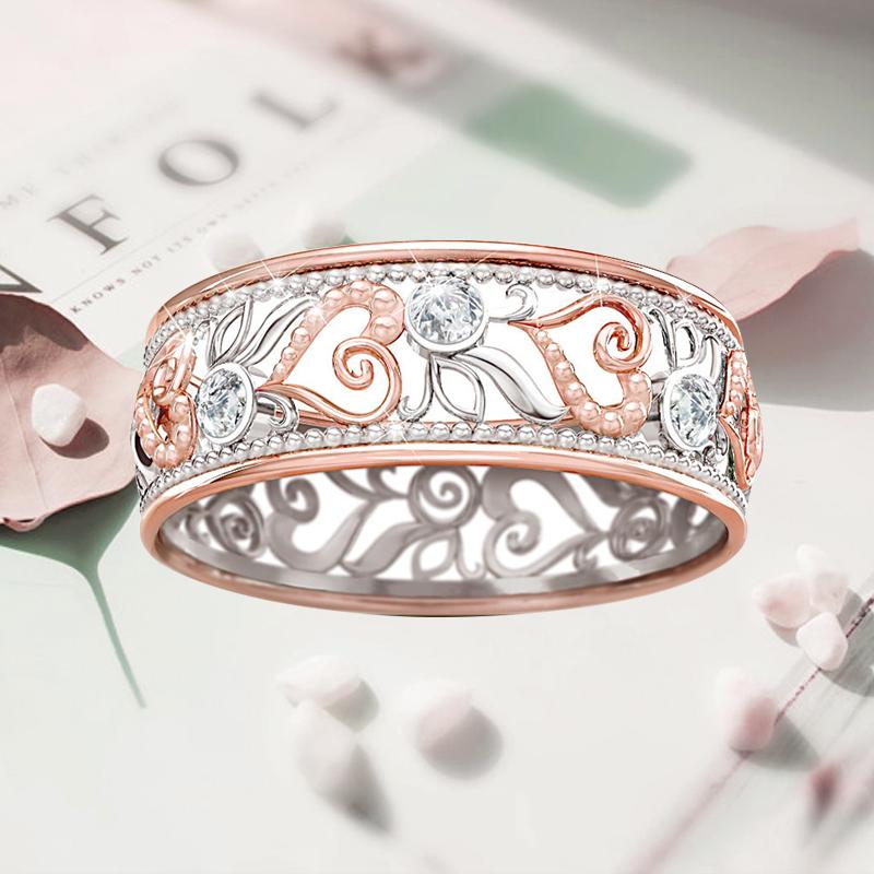 Bague cœur ajouré