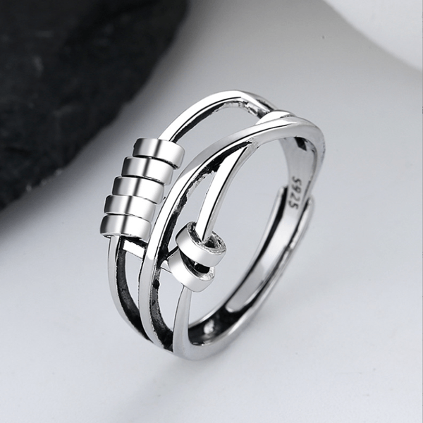 Bague ajustable Happy