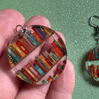 Boucles d'oreilles livres pour passionnés de lecture