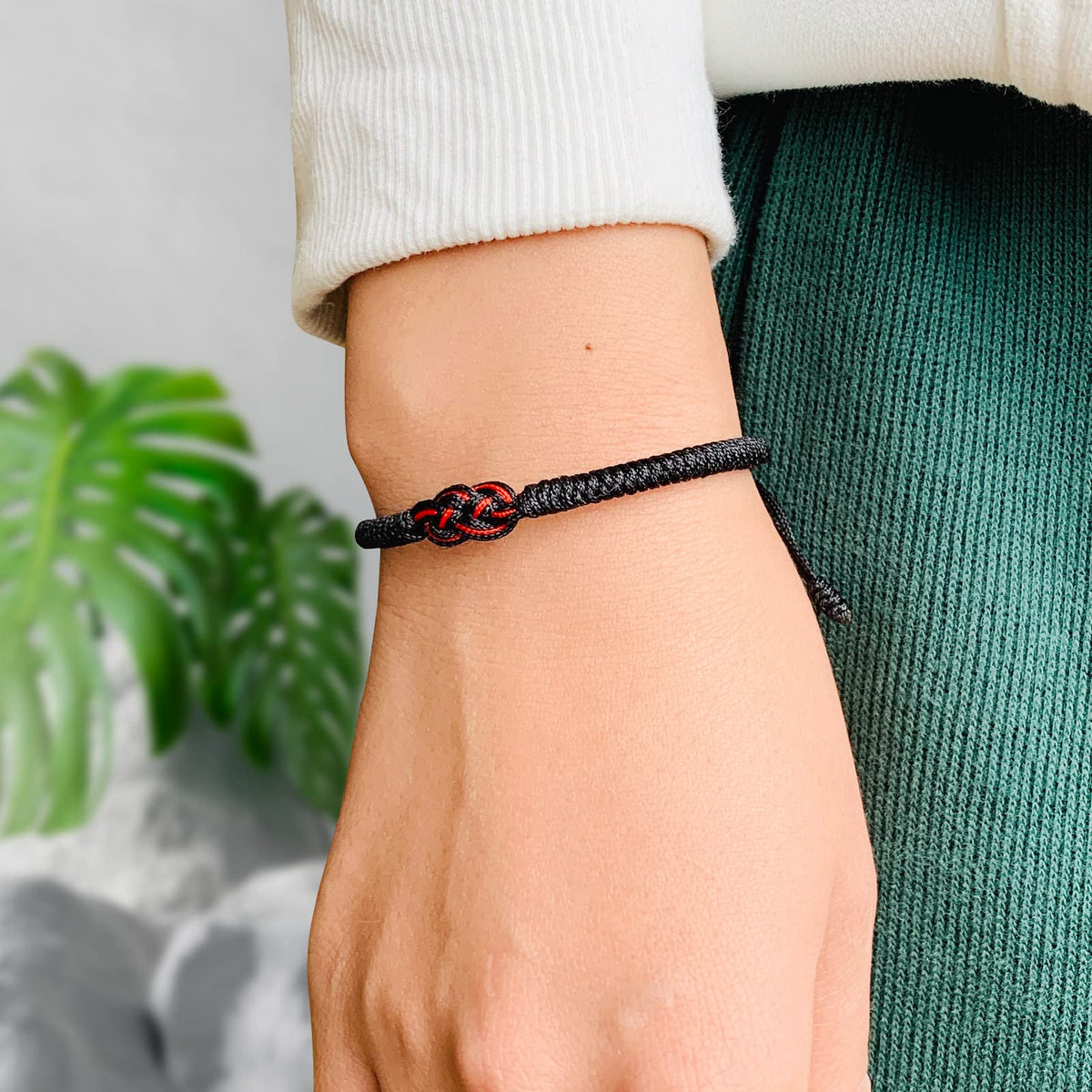 Bracelet couple fil rouge du destin