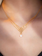 Collier plaqué or 24 carats