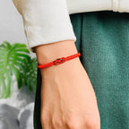Bracelet couple fil rouge du destin