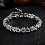 Bracelet cœurs en diamant