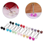 Épingle à perles pour foulard multicolore