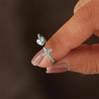 Bague Croix en Argent Sterling 925