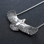 Collier aigle en acier inoxydable