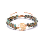 Bracelet tressé fait main Arbre de Vie