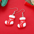 Boucles d'oreilles de Noël créatives