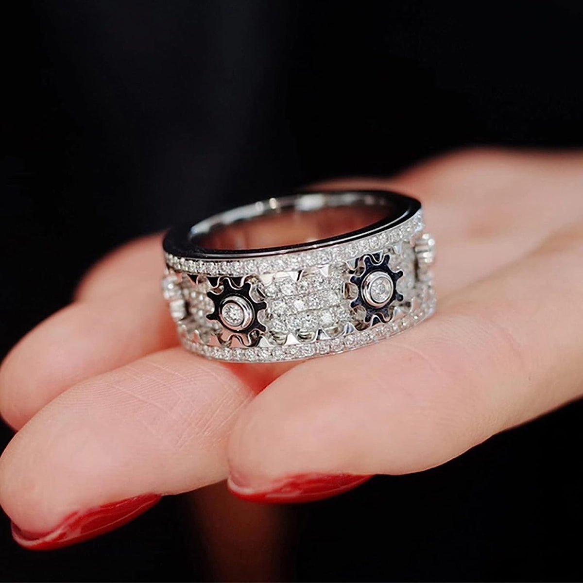 Bague rotative GearRing en acier inoxydable