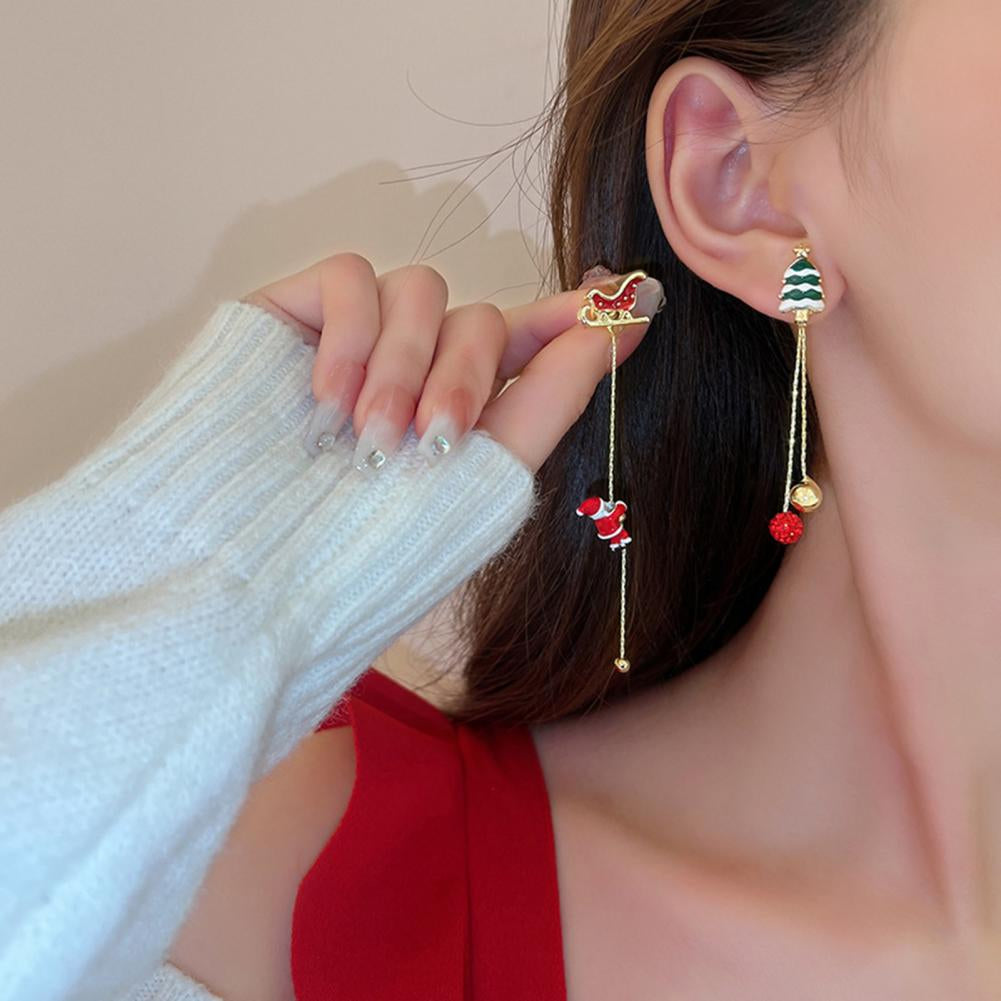 Boucles d'oreilles de Noël